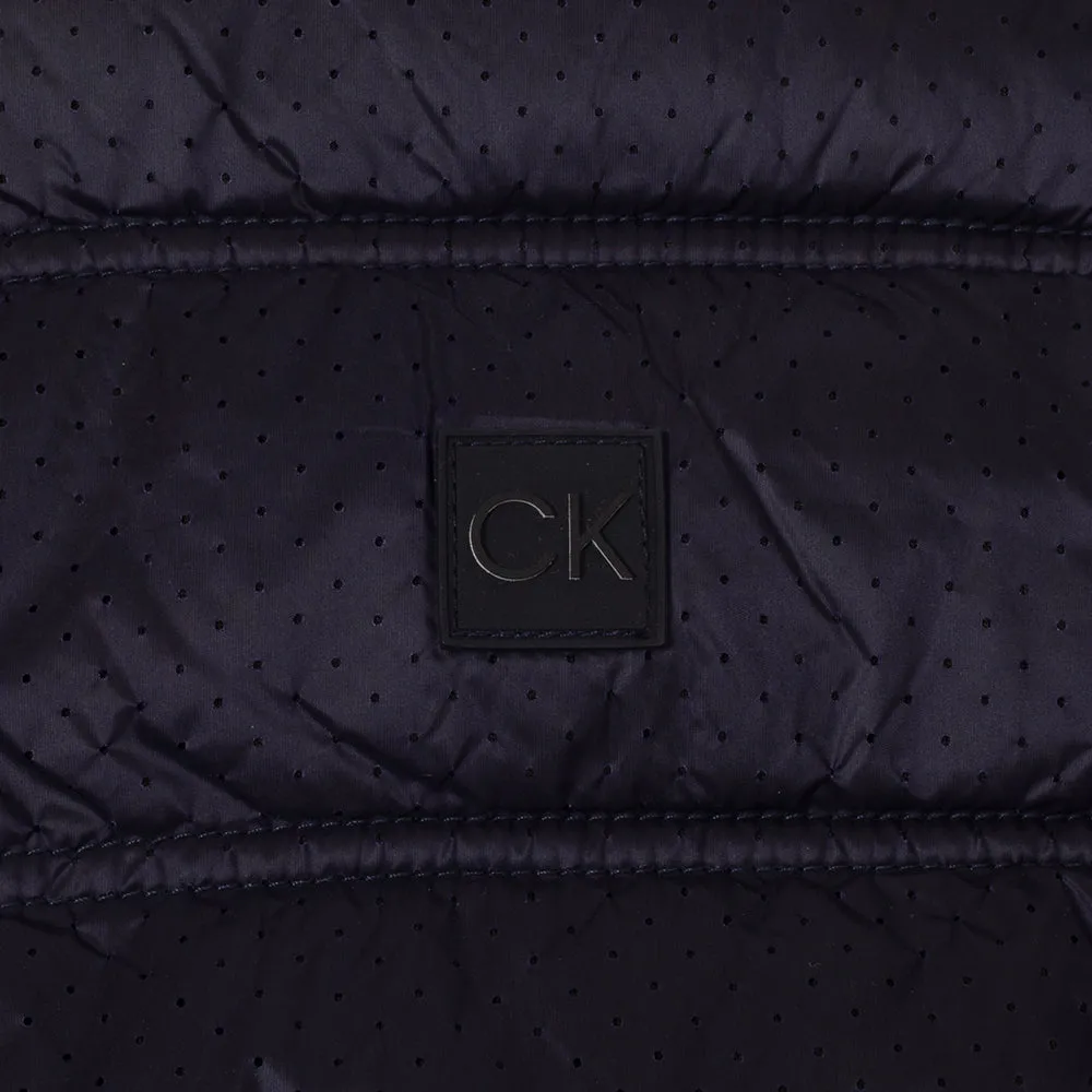 Calvin Klein Rangewood Full Zip Hybrid Gilet - Evening Blue