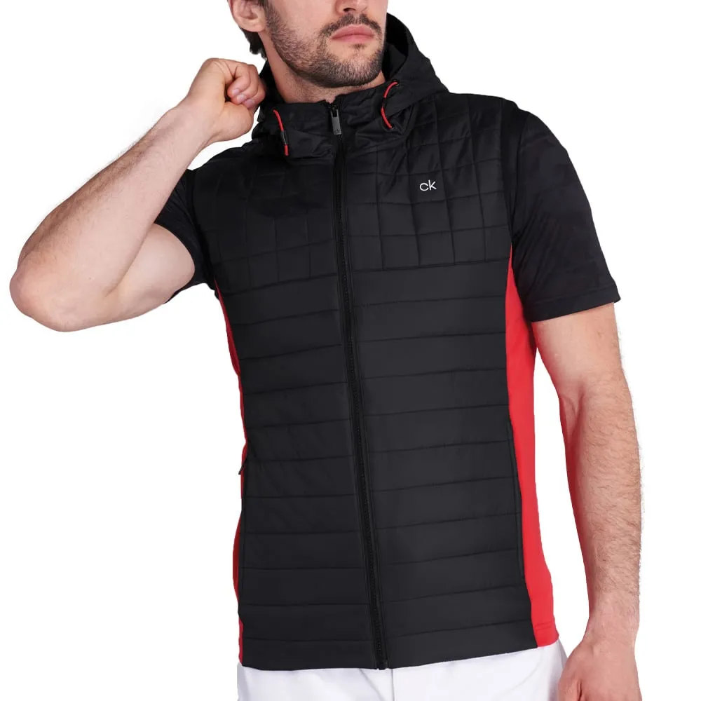 Calvin Klein Vardon Hybrid Gilet - Power Red/Black