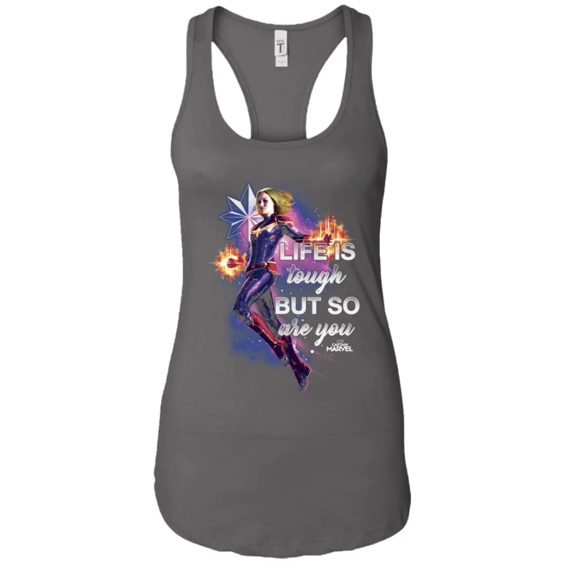 Captain Marvel Inspirational Quote Flight Women Tank Top