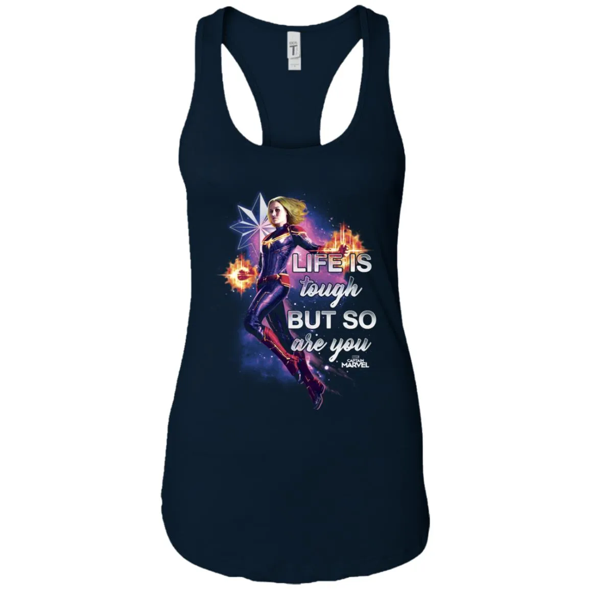 Captain Marvel Inspirational Quote Flight Women Tank Top