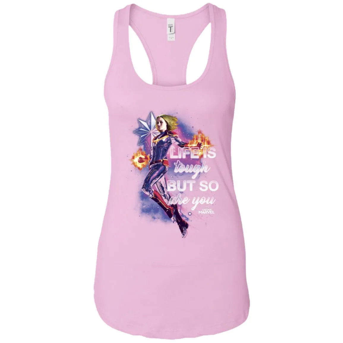 Captain Marvel Inspirational Quote Flight Women Tank Top