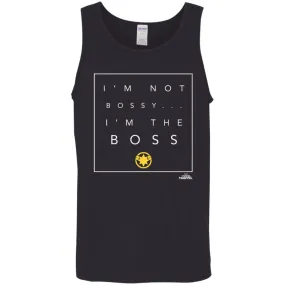 Captain Marvel Not Bossy I'm The Boss Men Cotton Tank