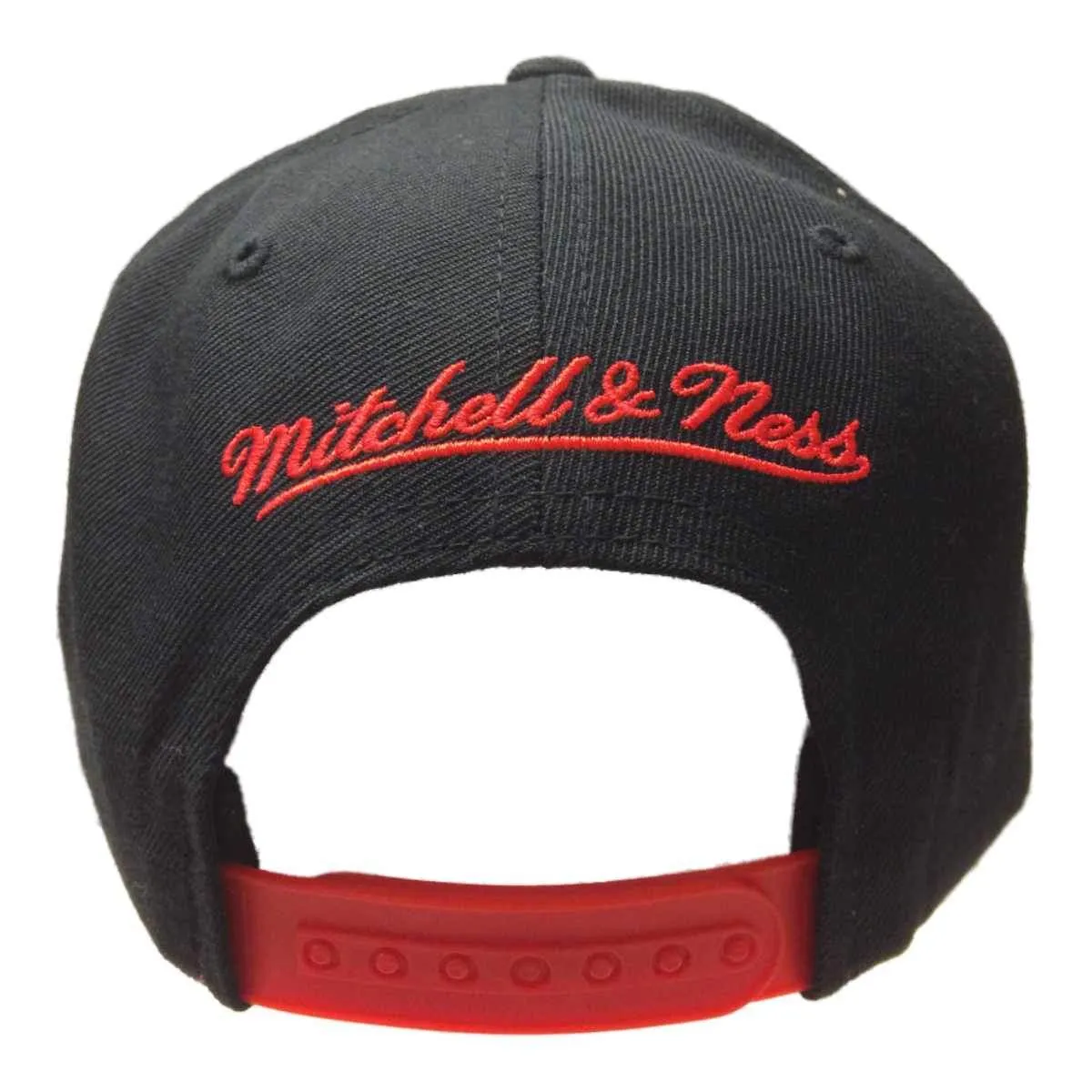 Chicago Bulls Mitchell & Ness Black Tropical Adj. Snapback Flat Bill Hat Cap