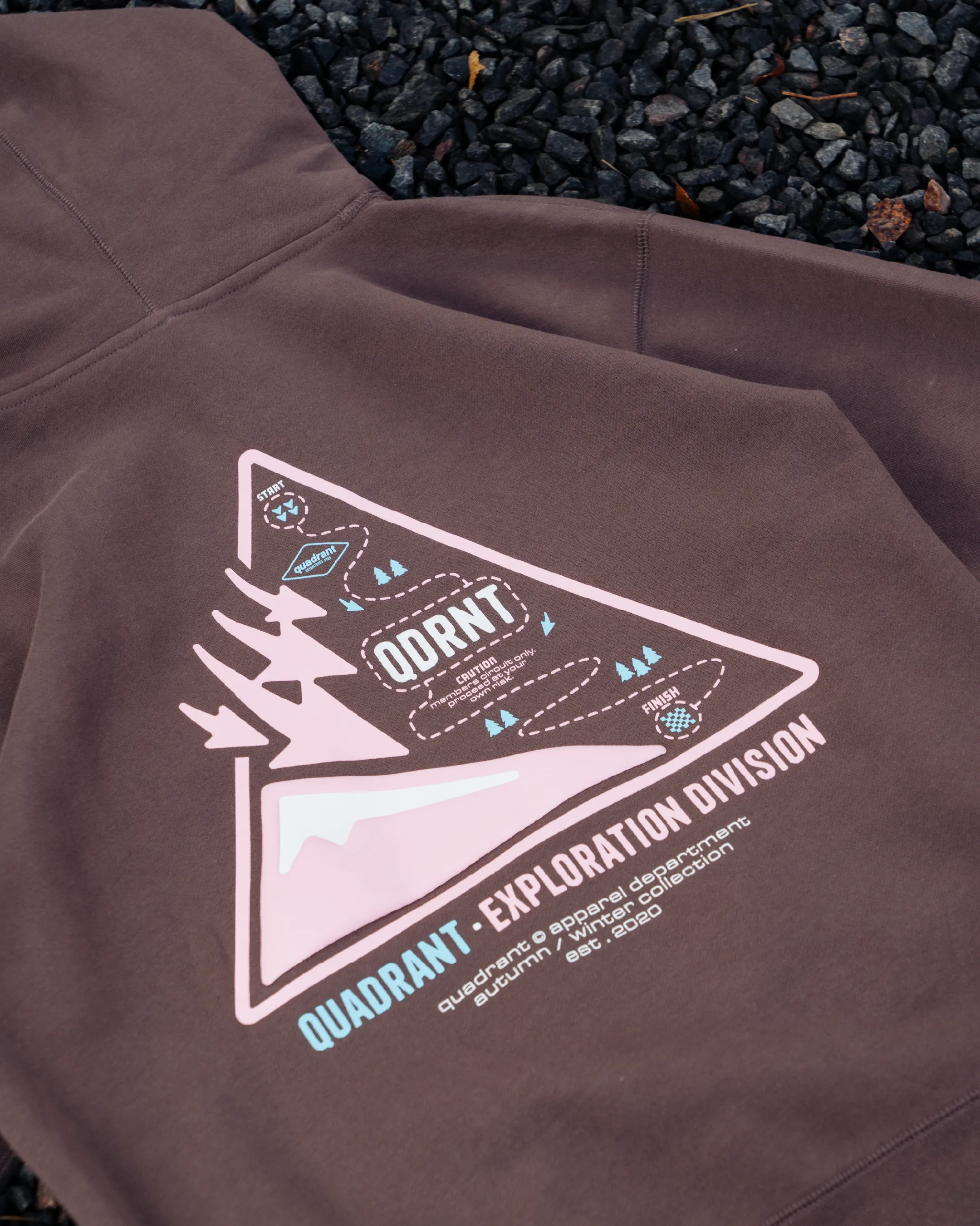 CHOCOLATE DIAGRAM HOODIE