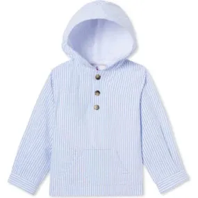 Classic Prep Bennet Seersucker Hooded Pullover