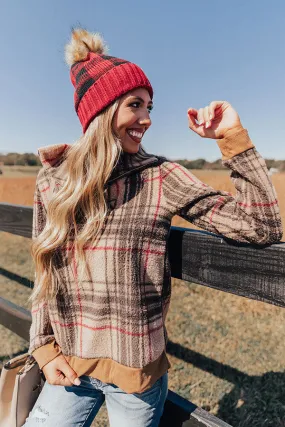 Classic Style Plaid Pullover