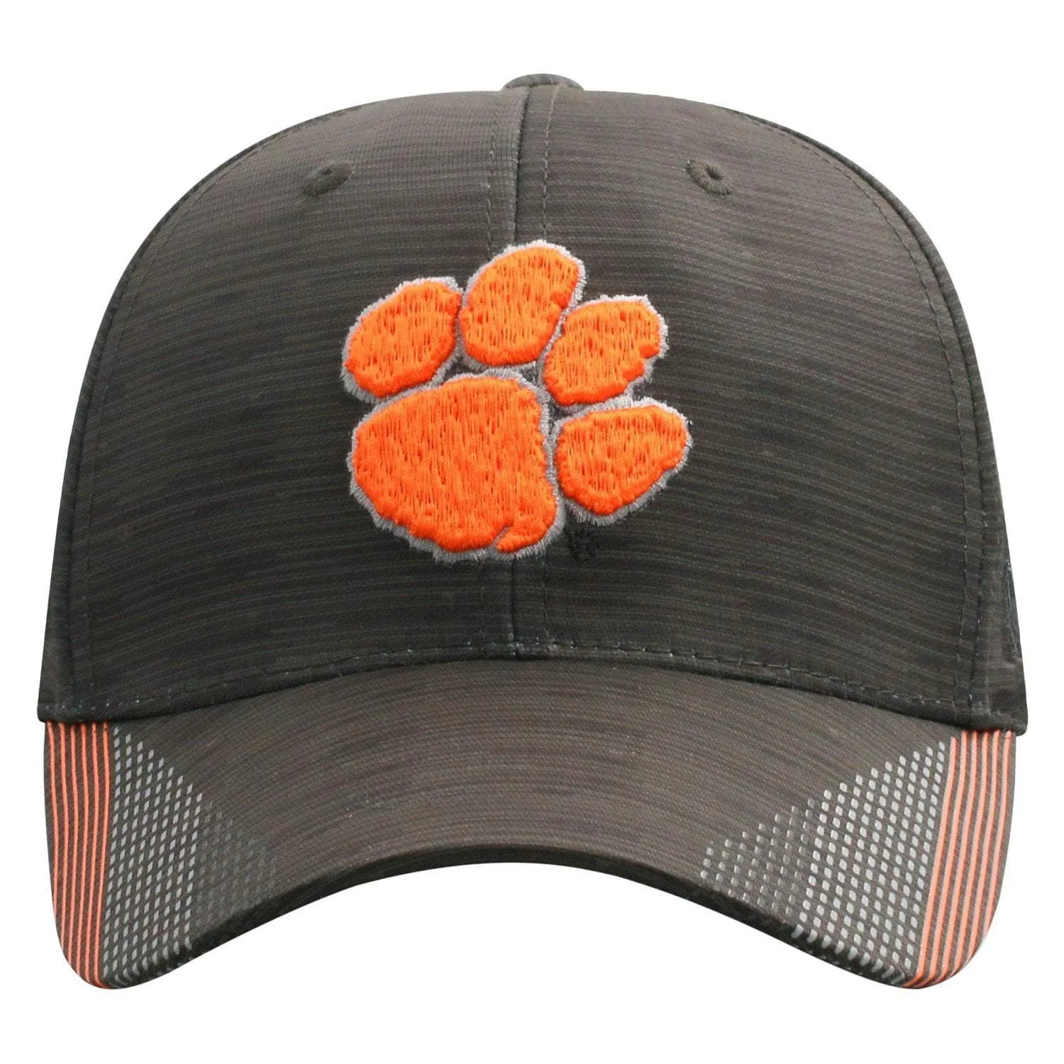 Clemson Tigers TOW Black "Trace" Structured Flexfit Fitted Hat Cap