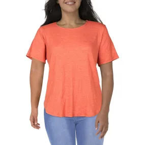 Coin 1804 Womens Plus Textured Round Neck Thermal Top