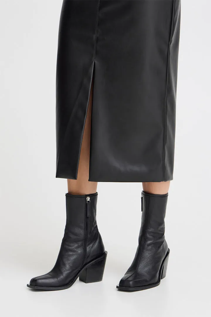 Comano Leather Skirt