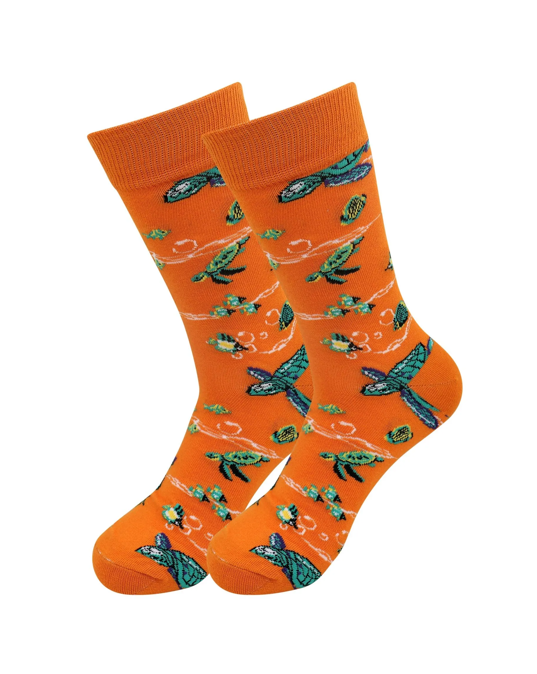 Cotton Animal Happy Fun Socks - Sea Turtle Lover Socks