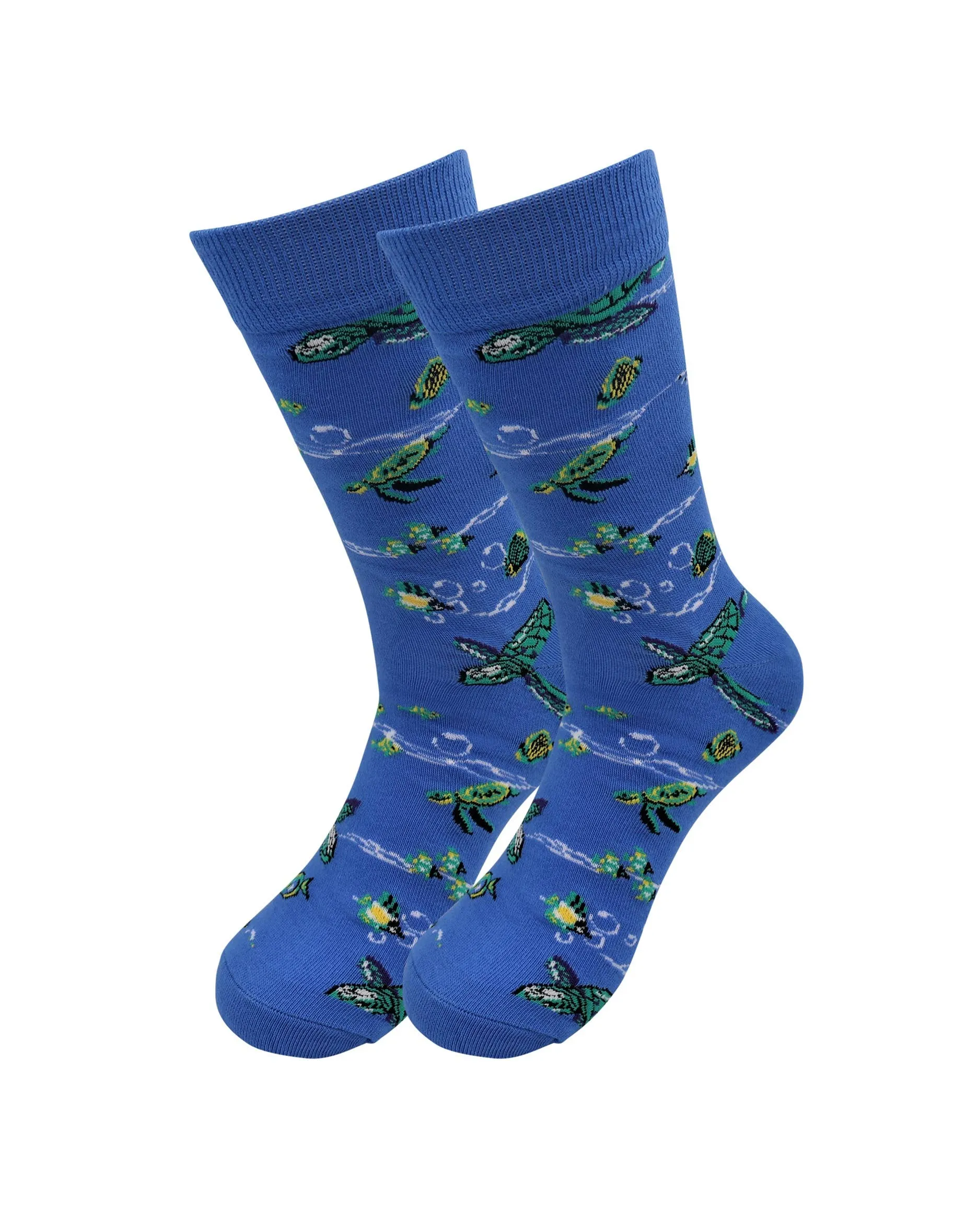 Cotton Animal Happy Fun Socks - Sea Turtle Lover Socks