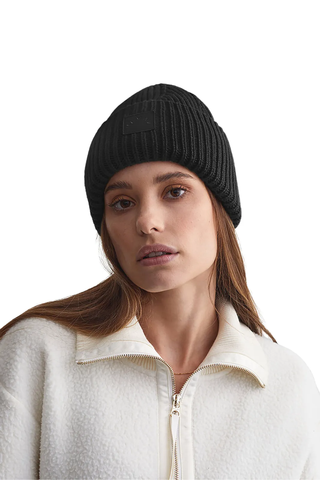 Cresta Rib Beanie Black