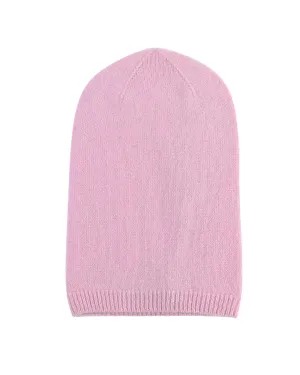 Crown of Edinburgh Cashmere Women's Cashmere Women Slouchy Beanie in Rose - One Size