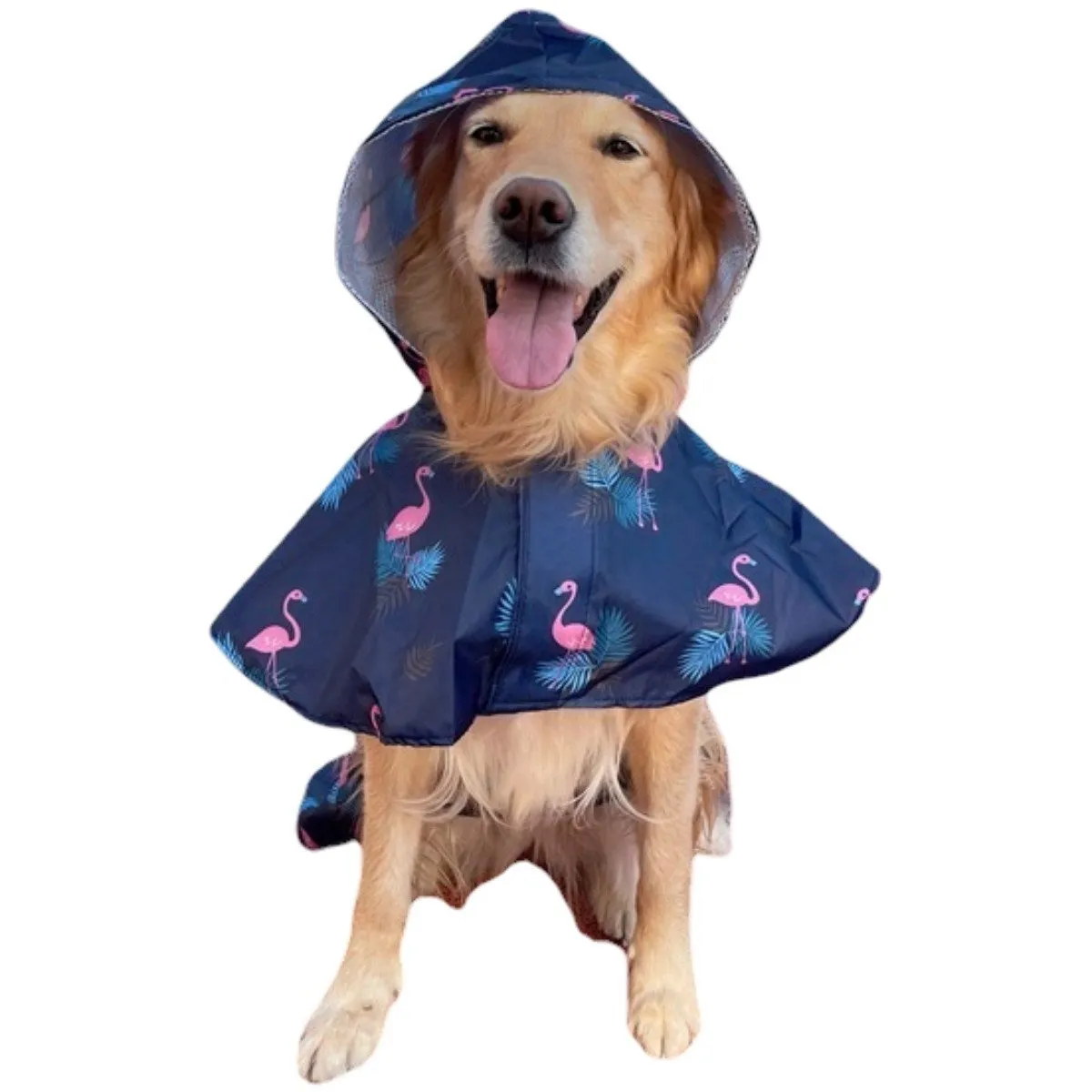 Cute Character Hooded Rain Poncho Cape for Dogs