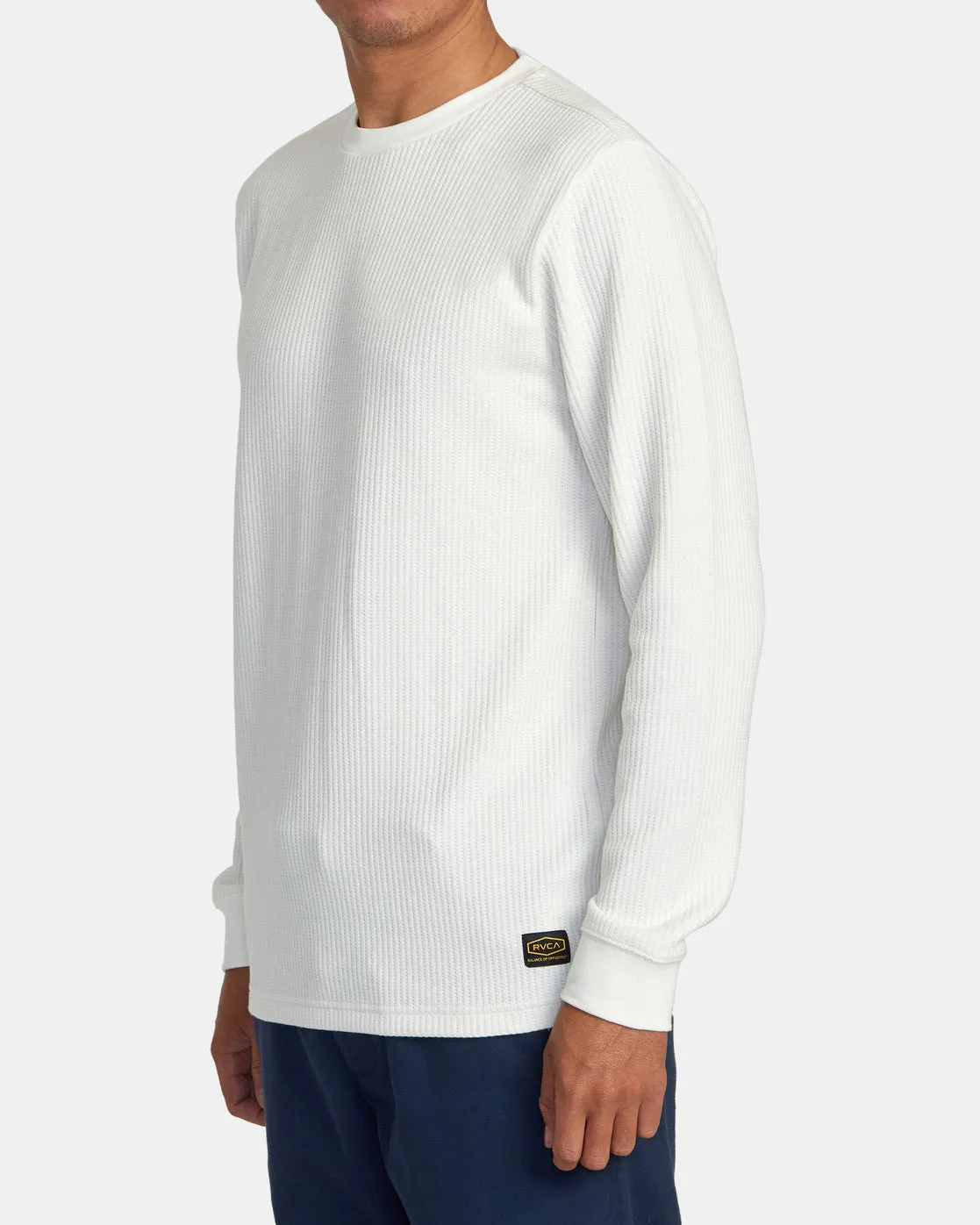 Dayshift Long Sleeve Thermal Shirt - Off White