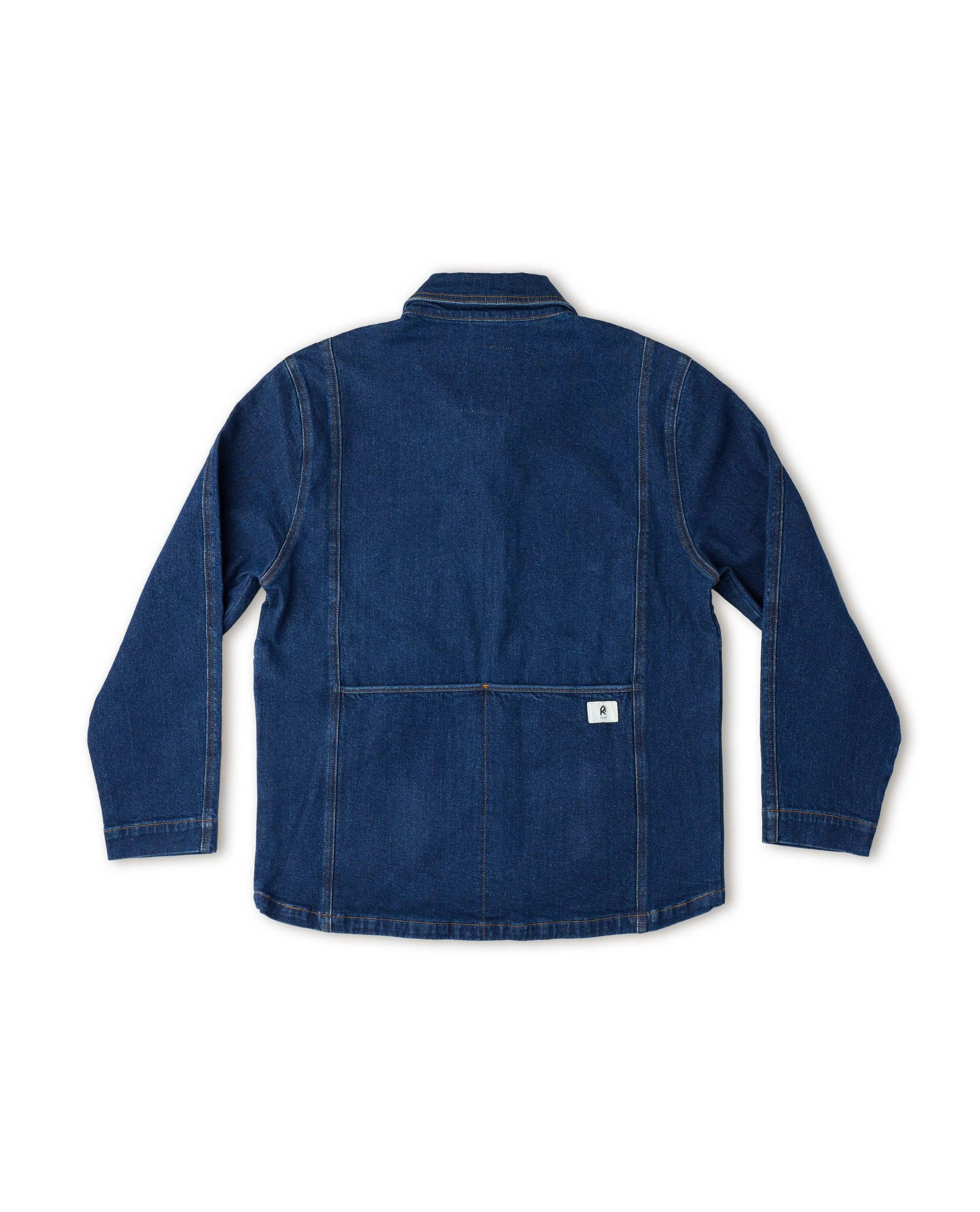 Denim Sport Utility Jacket Blue Collar