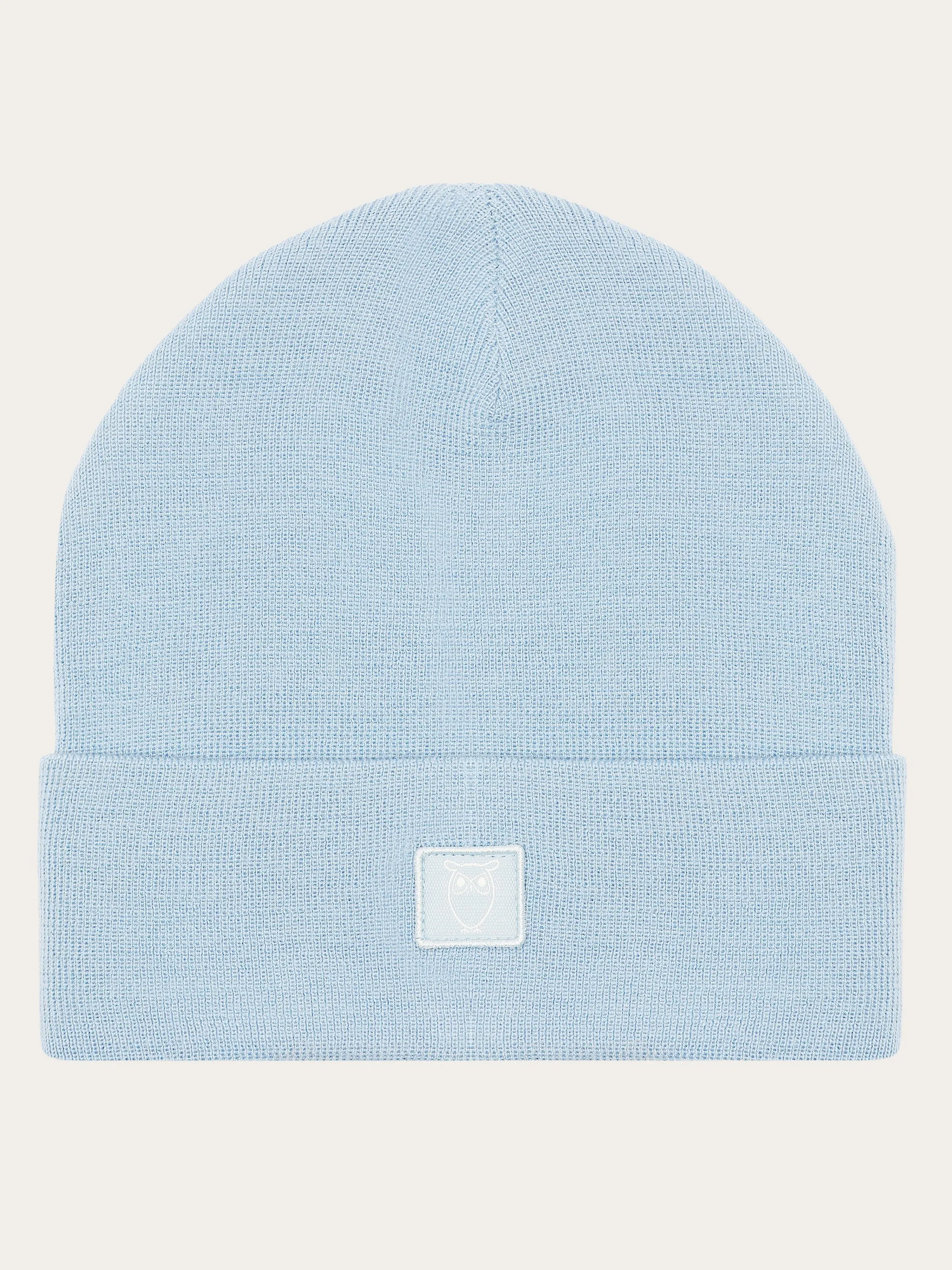 Double layer wool beanie - Asley Blue