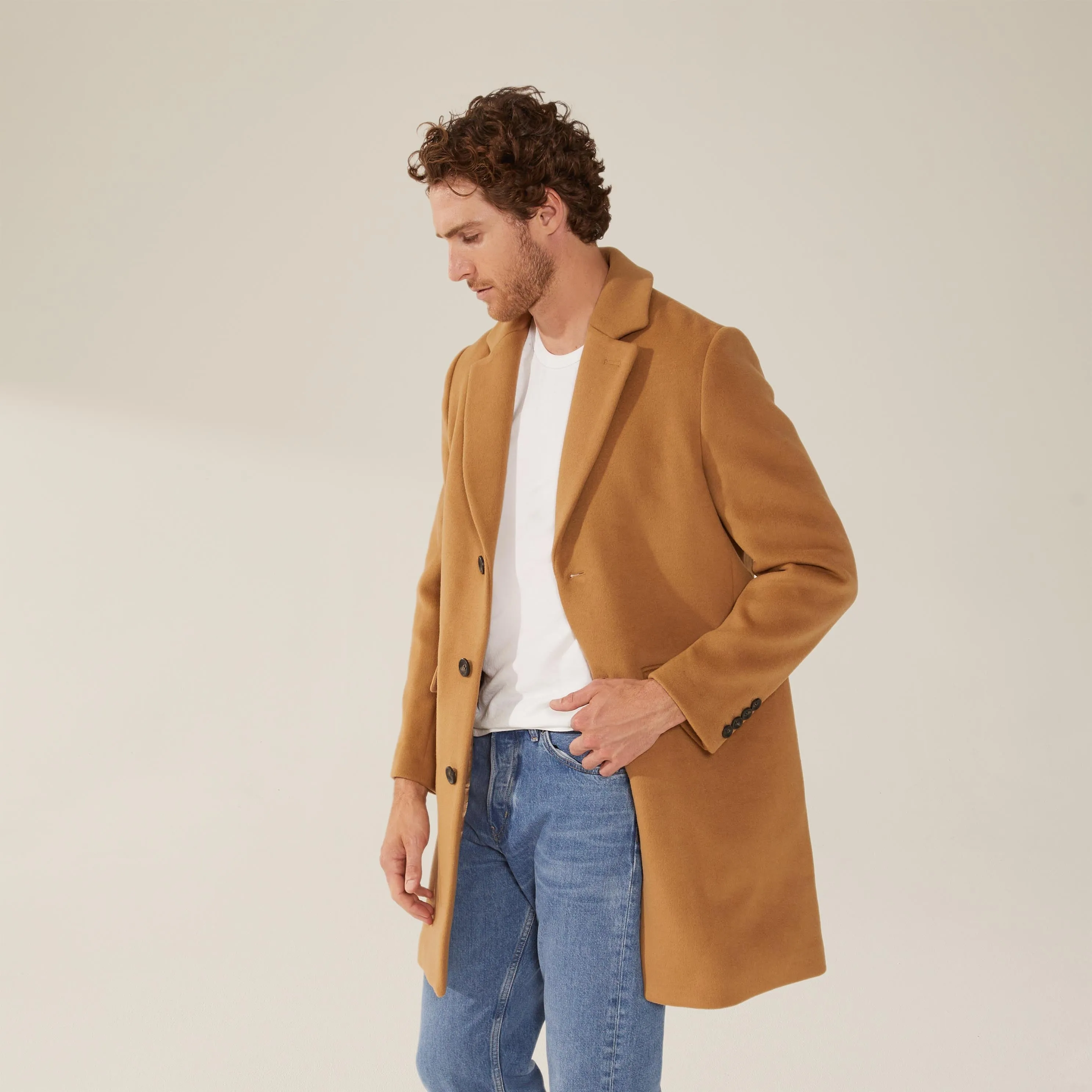 Elias Cashmere-Wool Car Coat