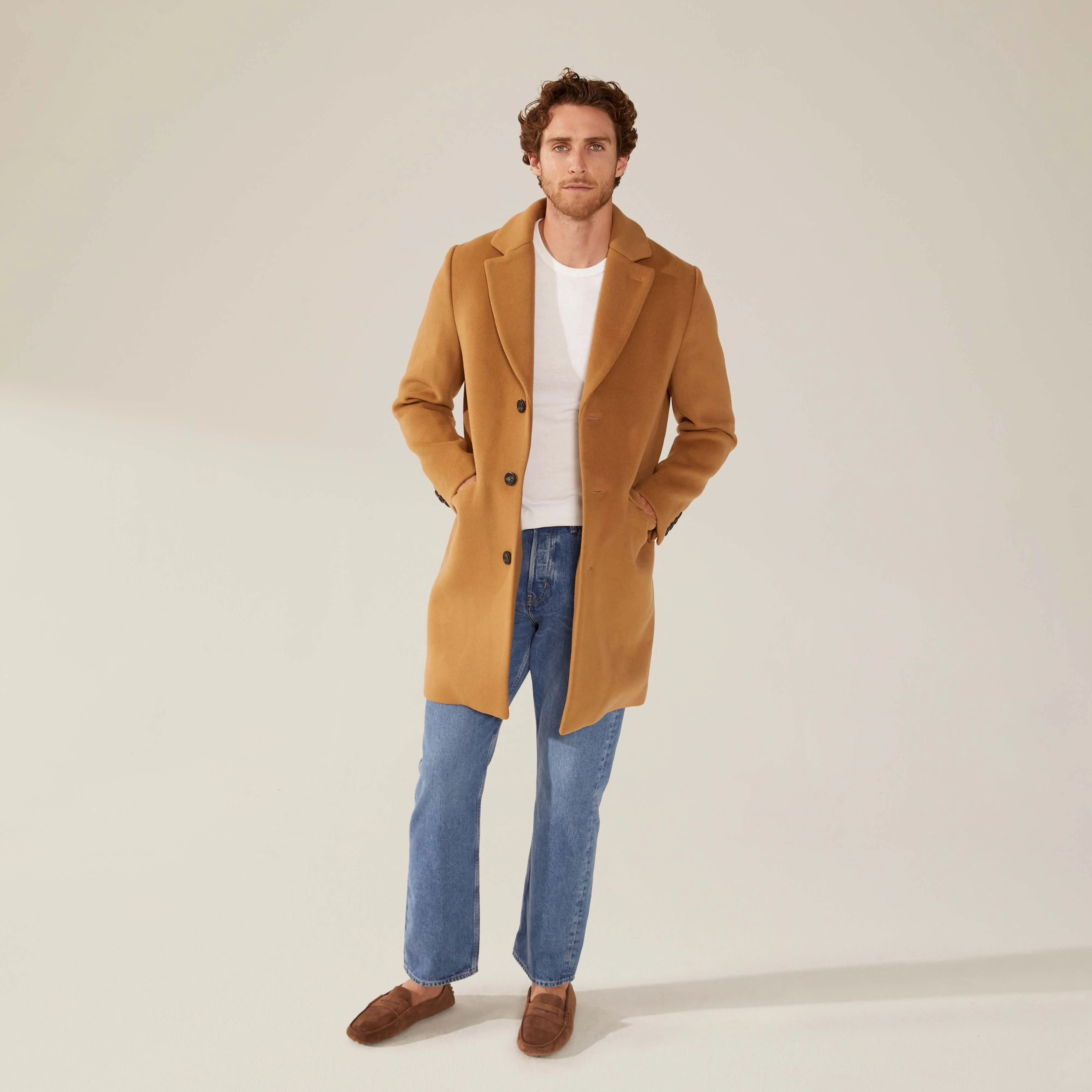 Elias Cashmere-Wool Car Coat