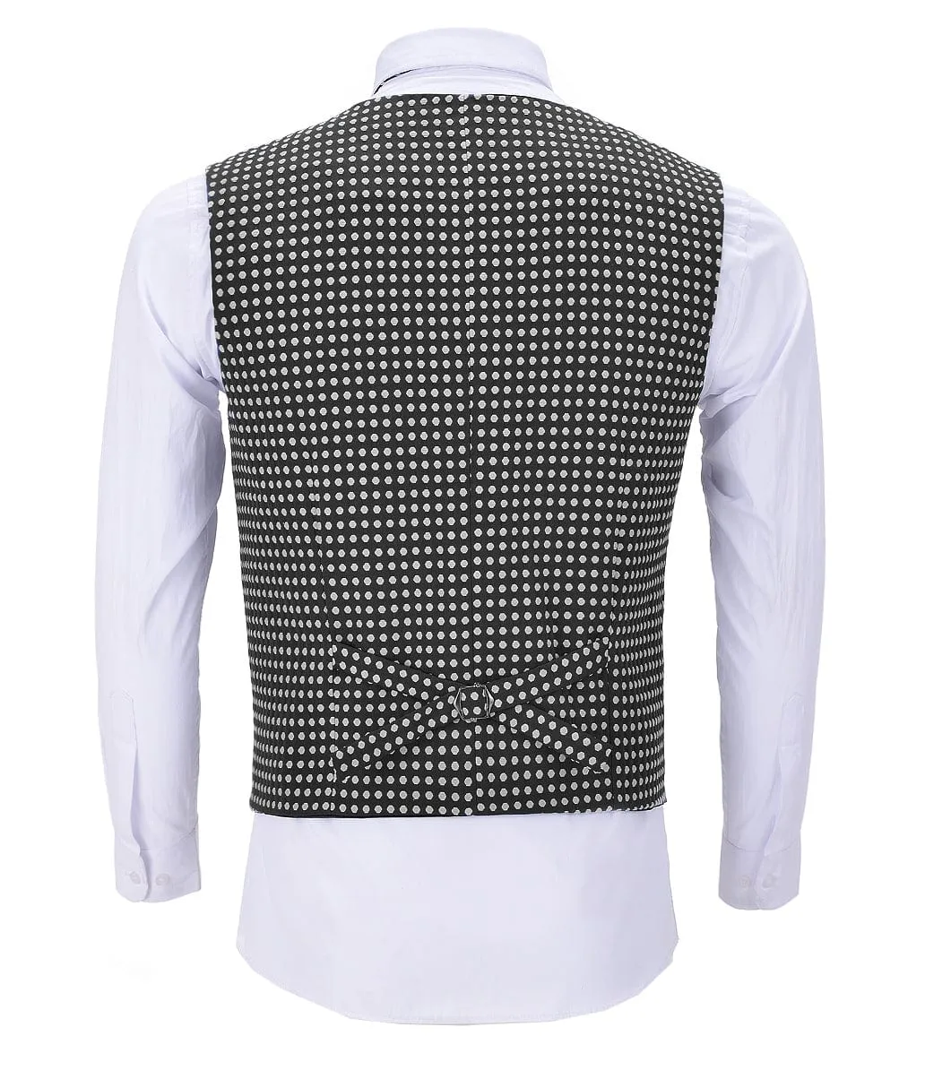 Fashion Solid Suit Vest Point V Neck Waistcoat