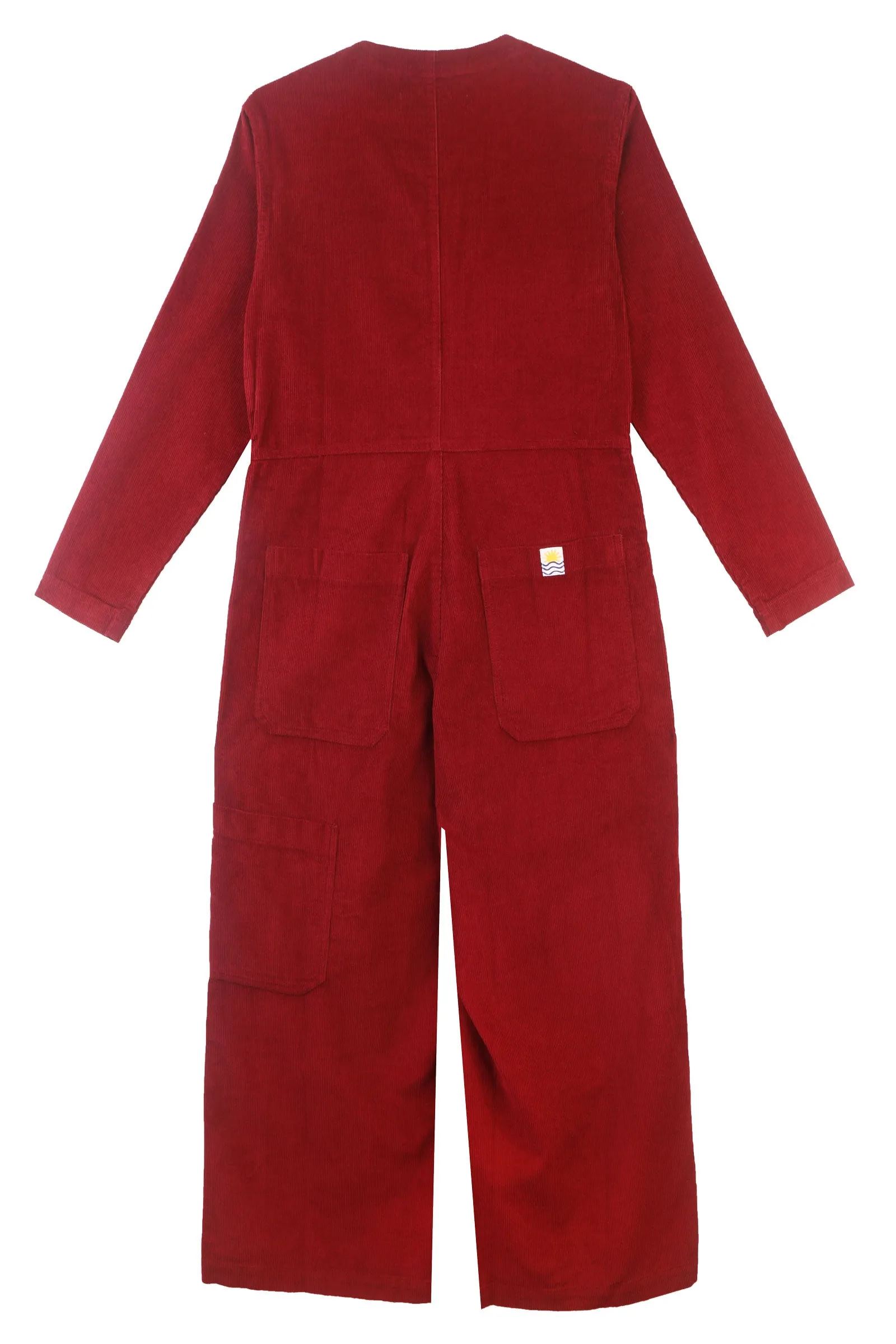 Felix Boilersuit Burgundy Corduroy