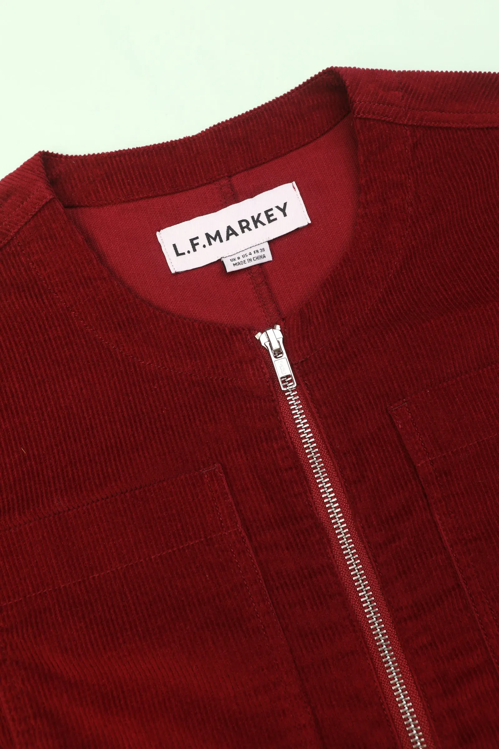 Felix Boilersuit Burgundy Corduroy