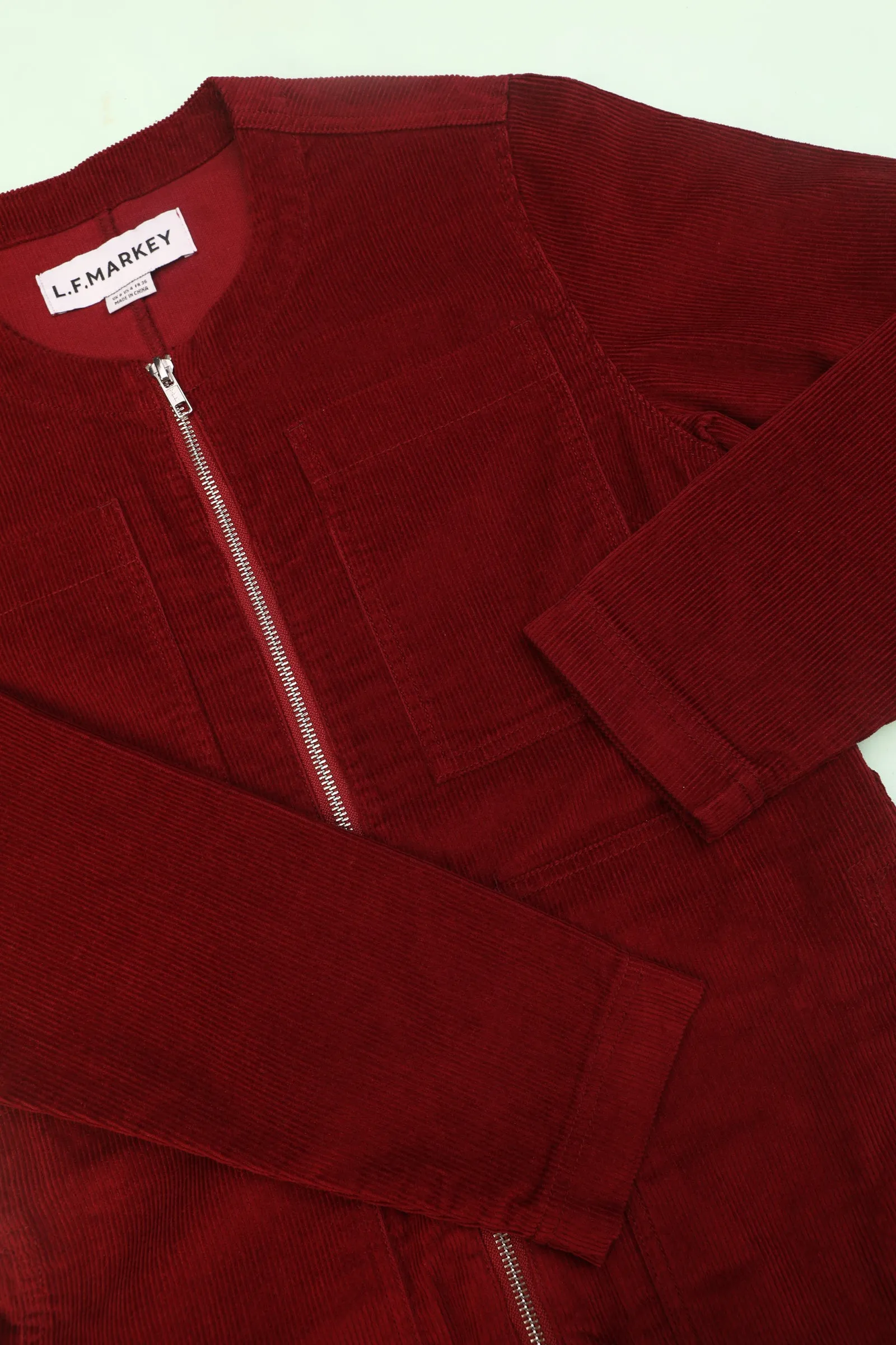 Felix Boilersuit Burgundy Corduroy