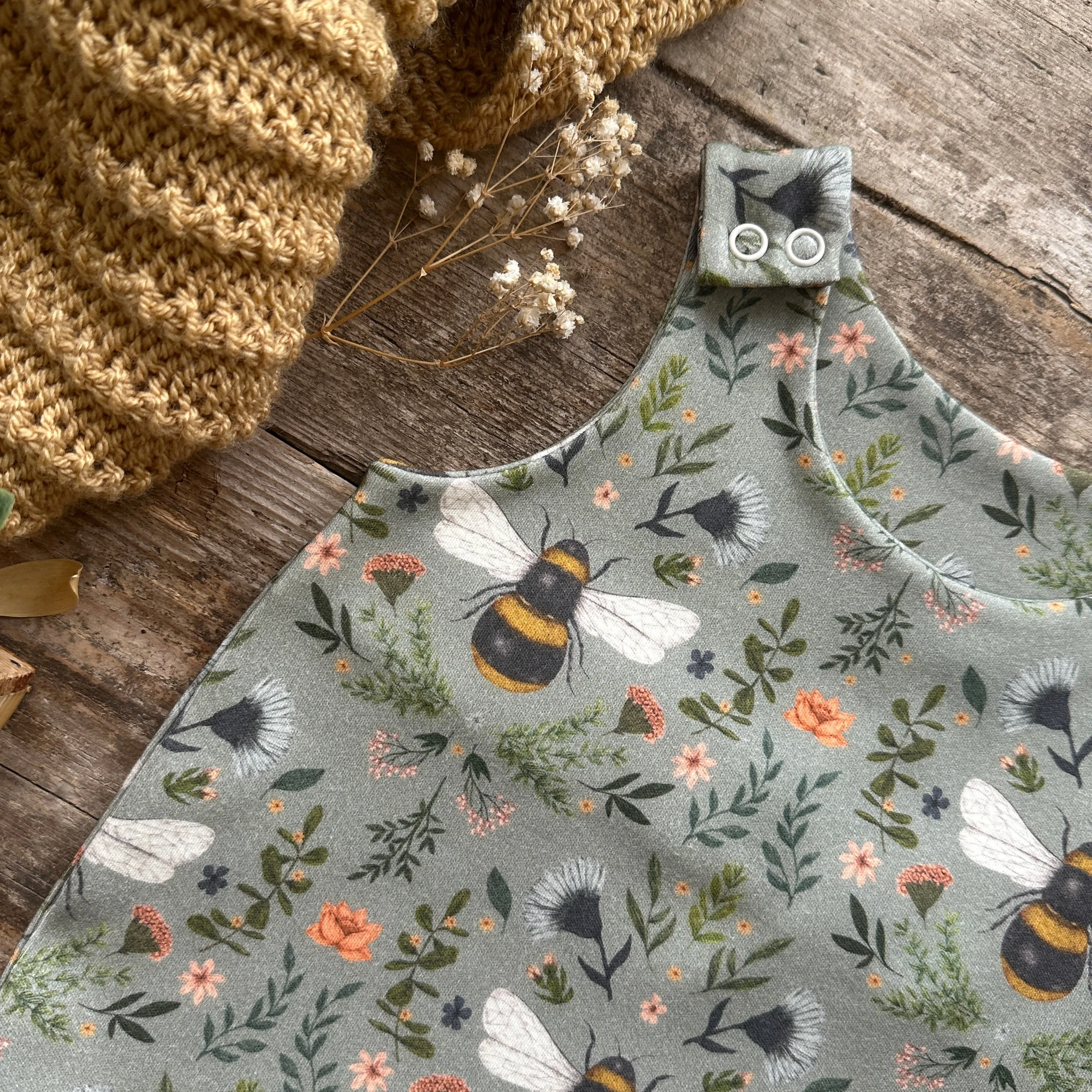 Forest Bee and Botanicals Bloomer Romper