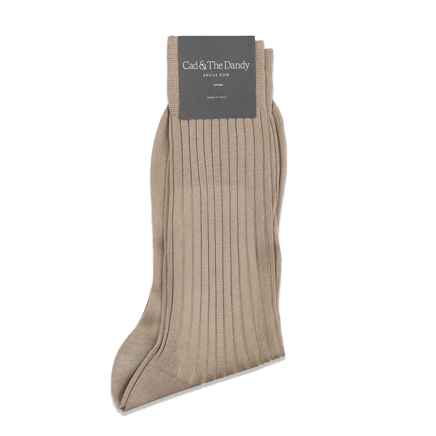 Formal Short Socks in Cream Cotton