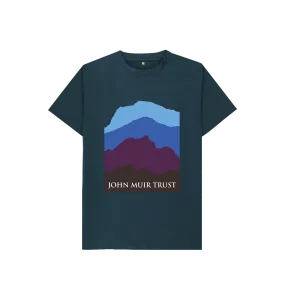 Four Mountains Kid's T-Shirt - New Blue