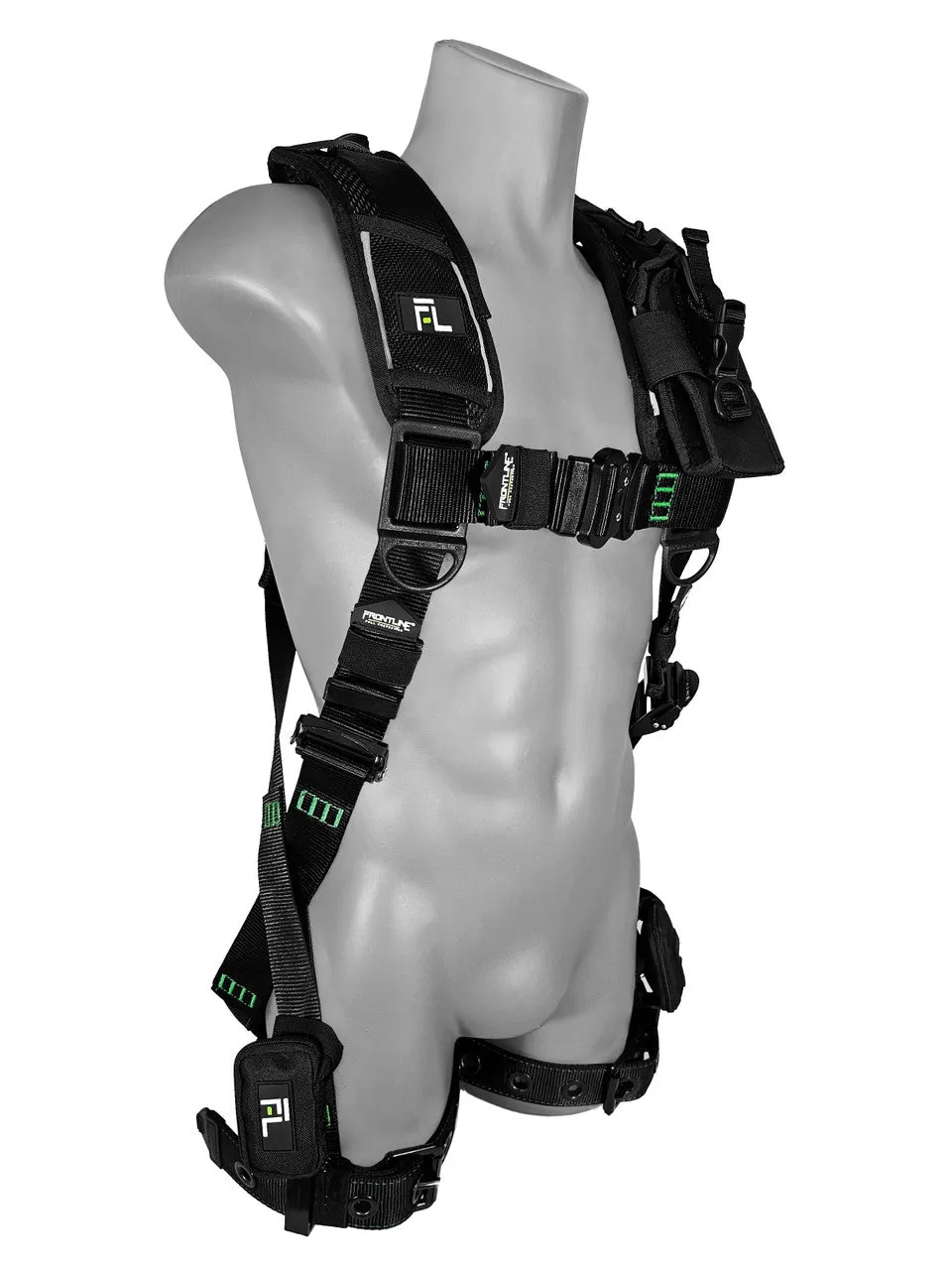 Frontline 250VTB Elite Vest Style Harness with Aluminum Hardware and Suspension Trauma Straps XL/2XL