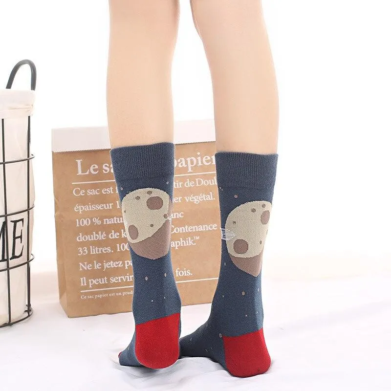 Funny Women Socks Cotton Unisex Crew Socks Women Streetwear Socks