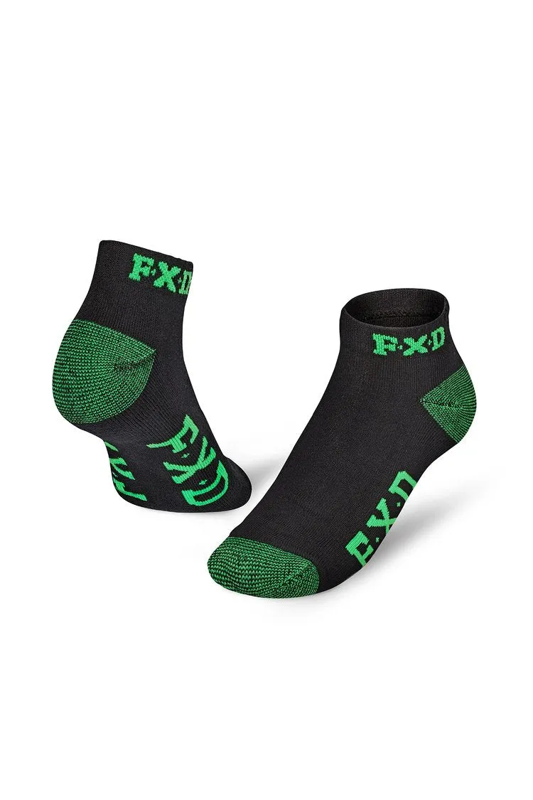 FXD SK3 - 5 Pack Multi Coloured Ankle Socks