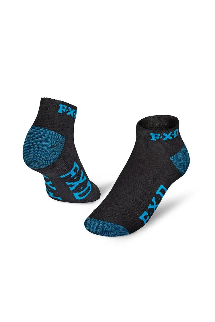 FXD SK3 - 5 Pack Multi Coloured Ankle Socks