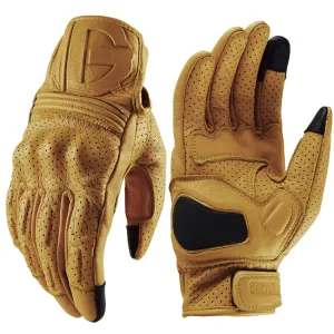 GHOST RACING Motorcycle Riding Anti-fall Warm Breathable Full-finger Gloves, Size: XL(With Hole)