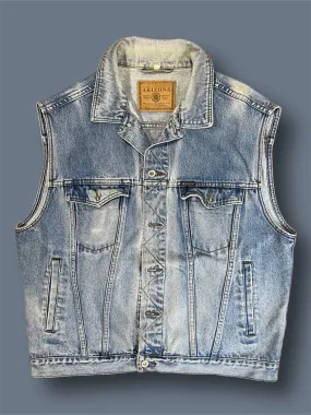 Gilet jeans arizona vintage tg 54