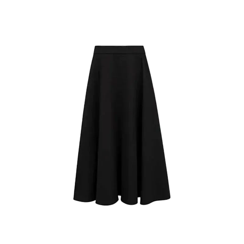 Girlary Winter Elegant Two Piece Set Women Vintage Button Crop Coat Midi Skirt Set Autumn Vintage Slim Office Lady Fashion Design Sets