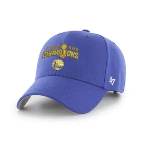 Golden State Warriors 2018  Champions 47 Brand Blue "MVP" Style Adj. Hat Cap