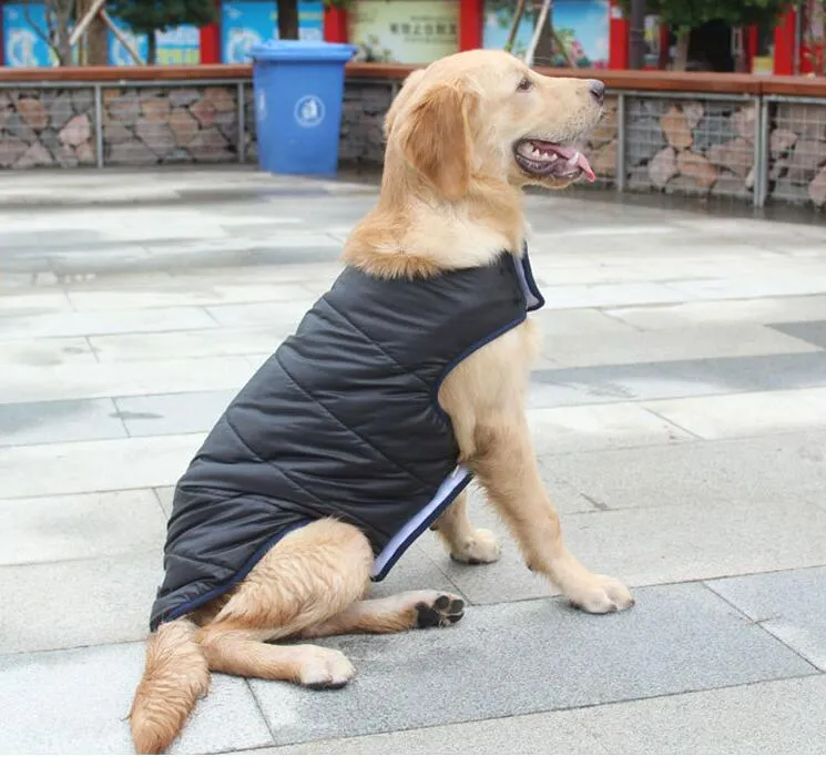 Gooby Padded Cold Weather Vest Reversible For Loved Dog Plaid