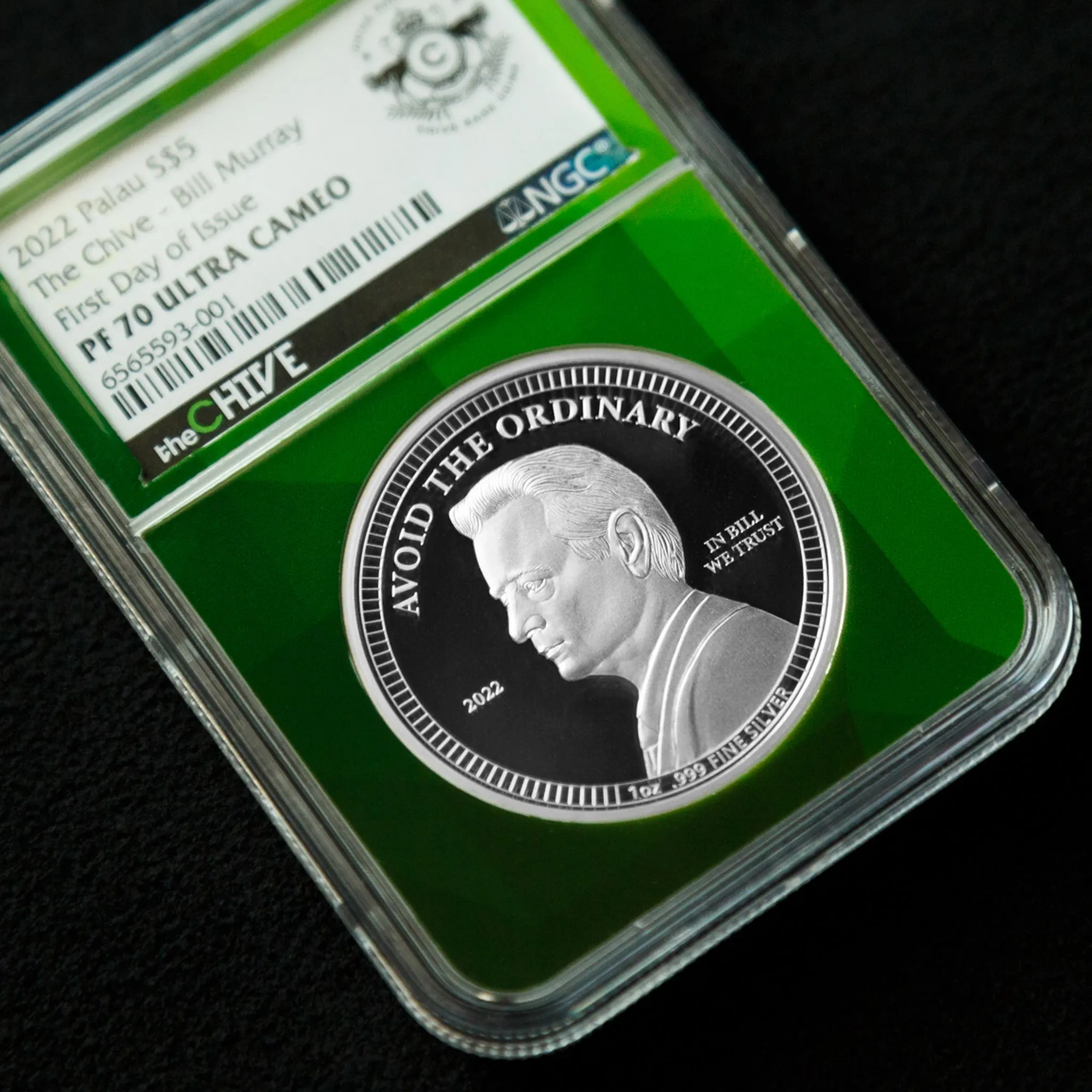 GRADED 2022 Bill Murray Legal Tender Silver Coin 1 oz