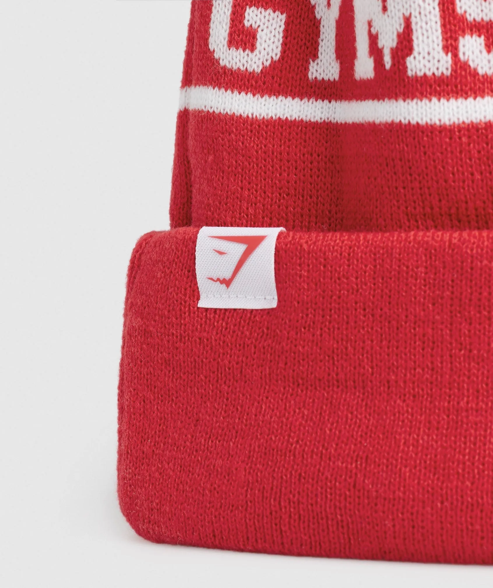 Gymshark New Era Tab Beanie - Red