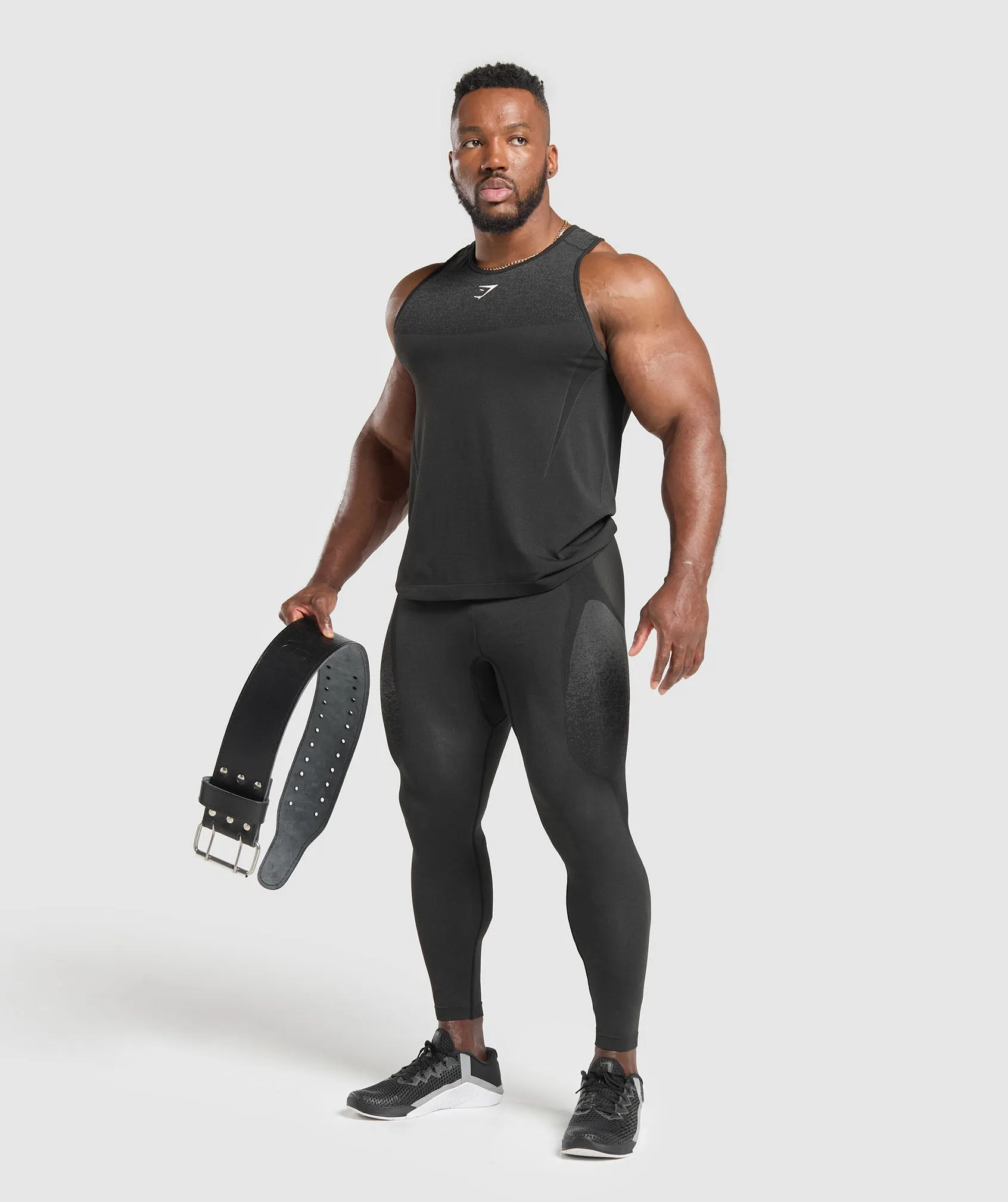 Gymshark Shadow Seamless Tights - Black