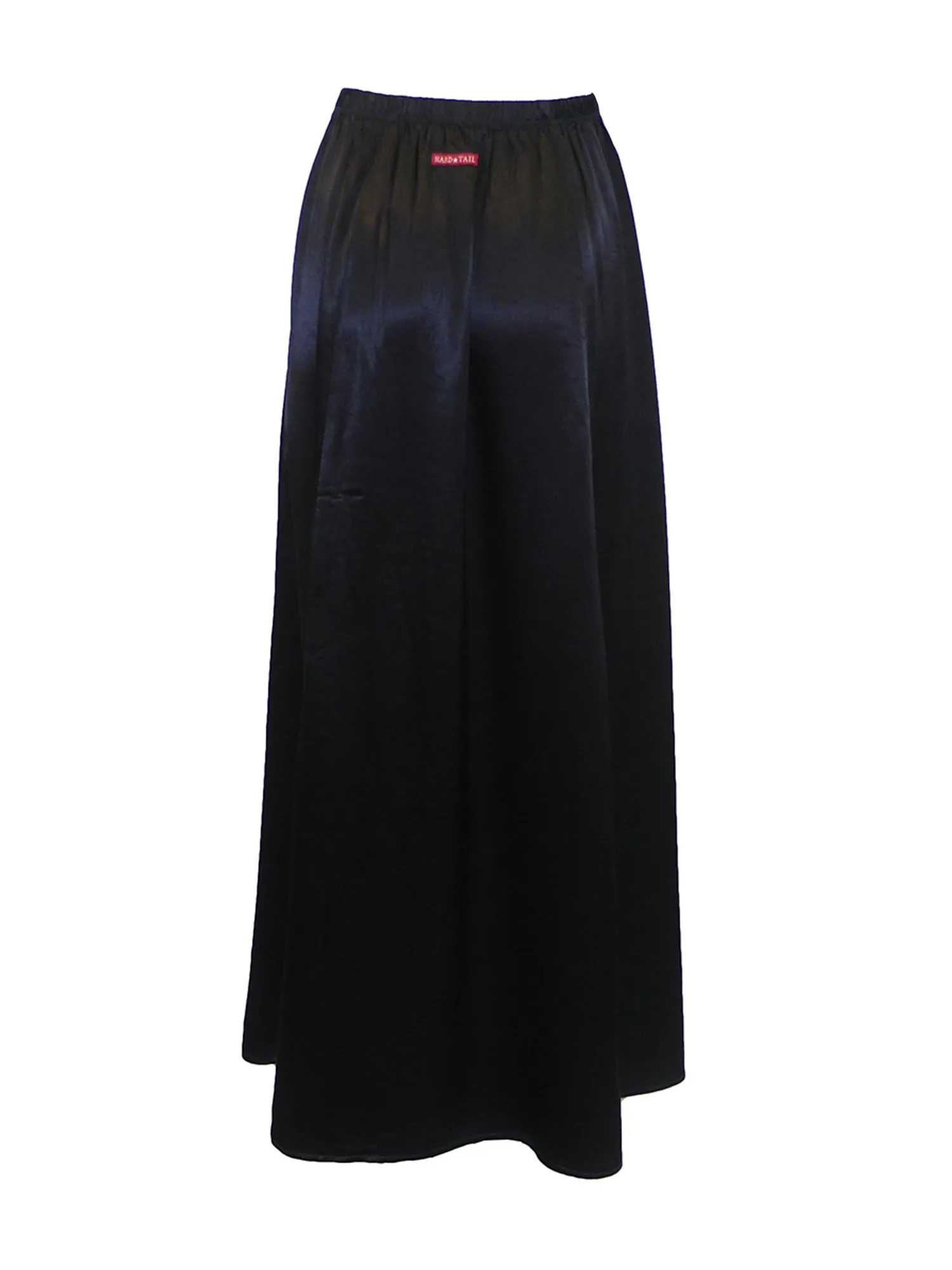 Hard Tail Satin Button Front Maxi Skirt (Style: SAT-35)