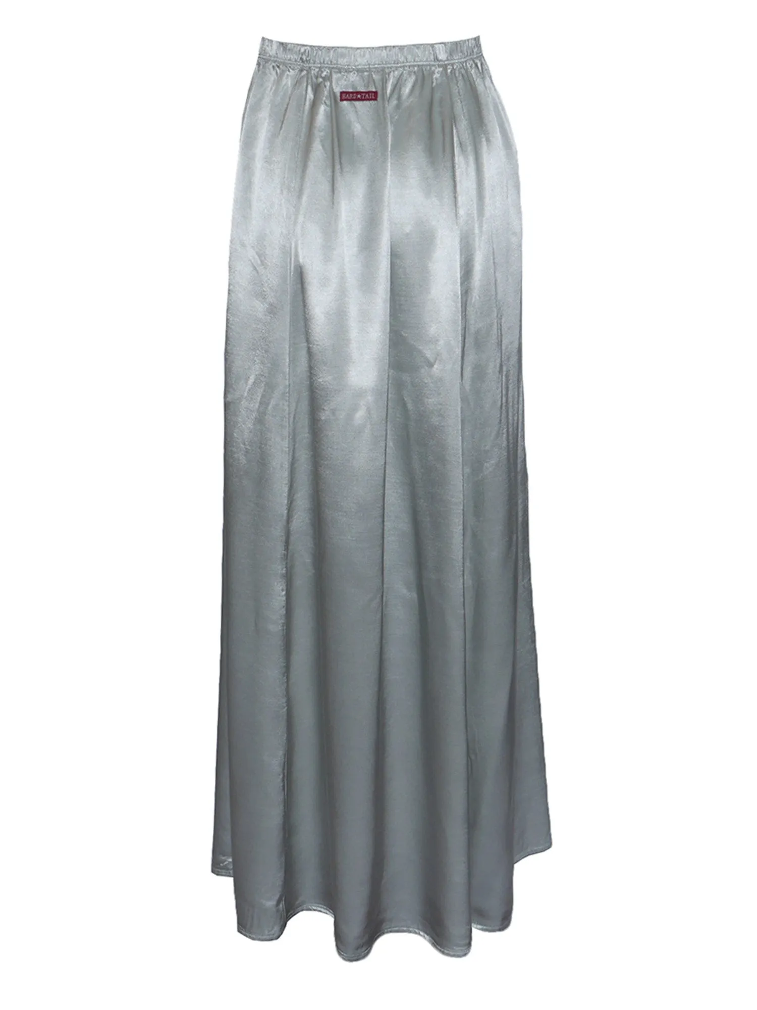 Hard Tail Satin Button Front Maxi Skirt (Style: SAT-35)