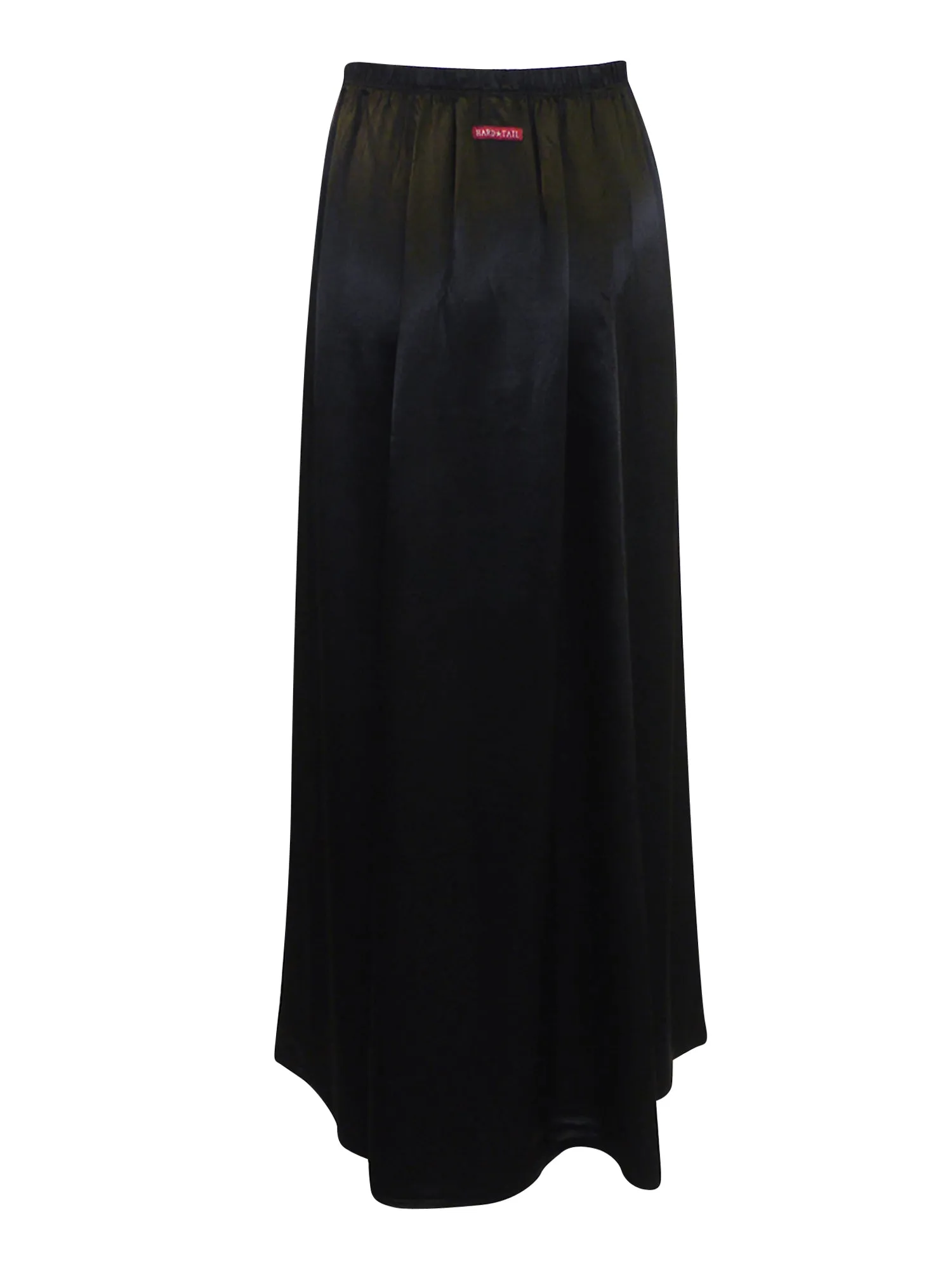 Hard Tail Satin Button Front Maxi Skirt (Style: SAT-35)