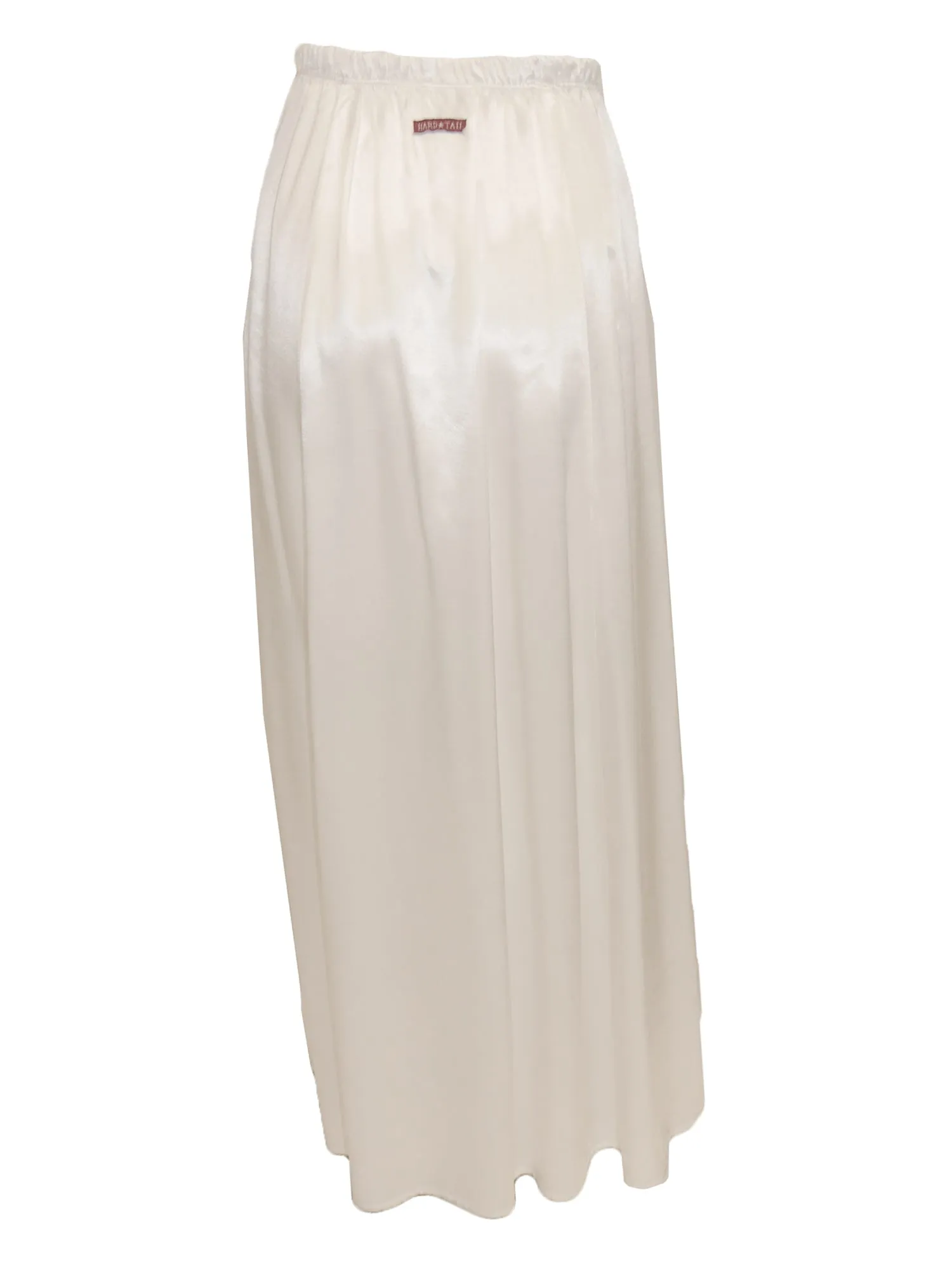 Hard Tail Satin Button Front Maxi Skirt (Style: SAT-35)