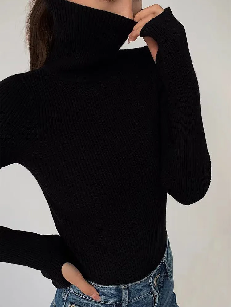 High Neck Pullover Sweater (MS064)