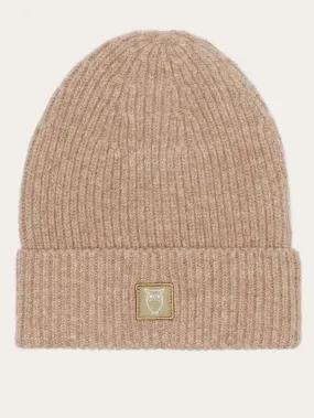 High wool beanie - Kelp melange