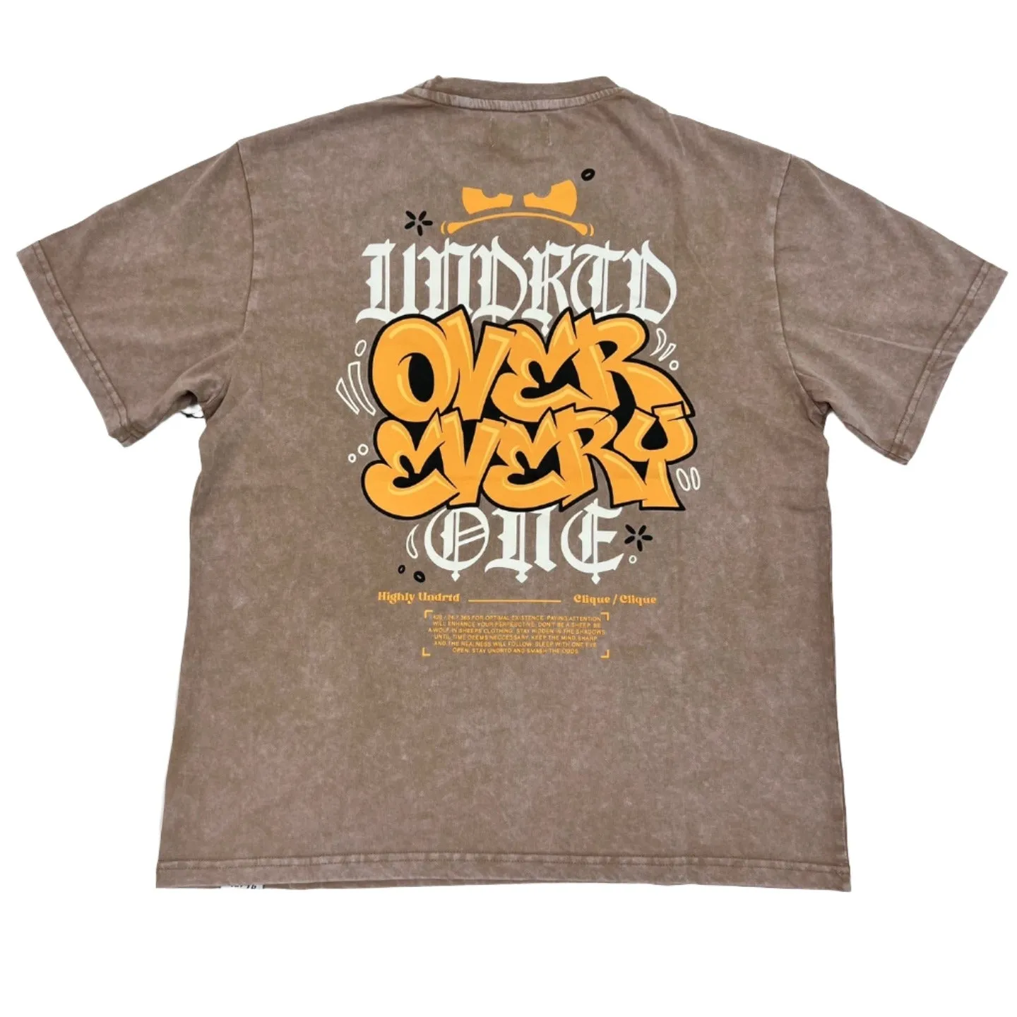 HIGHLY UNDRTD Graffiti Graphic T-Shirt