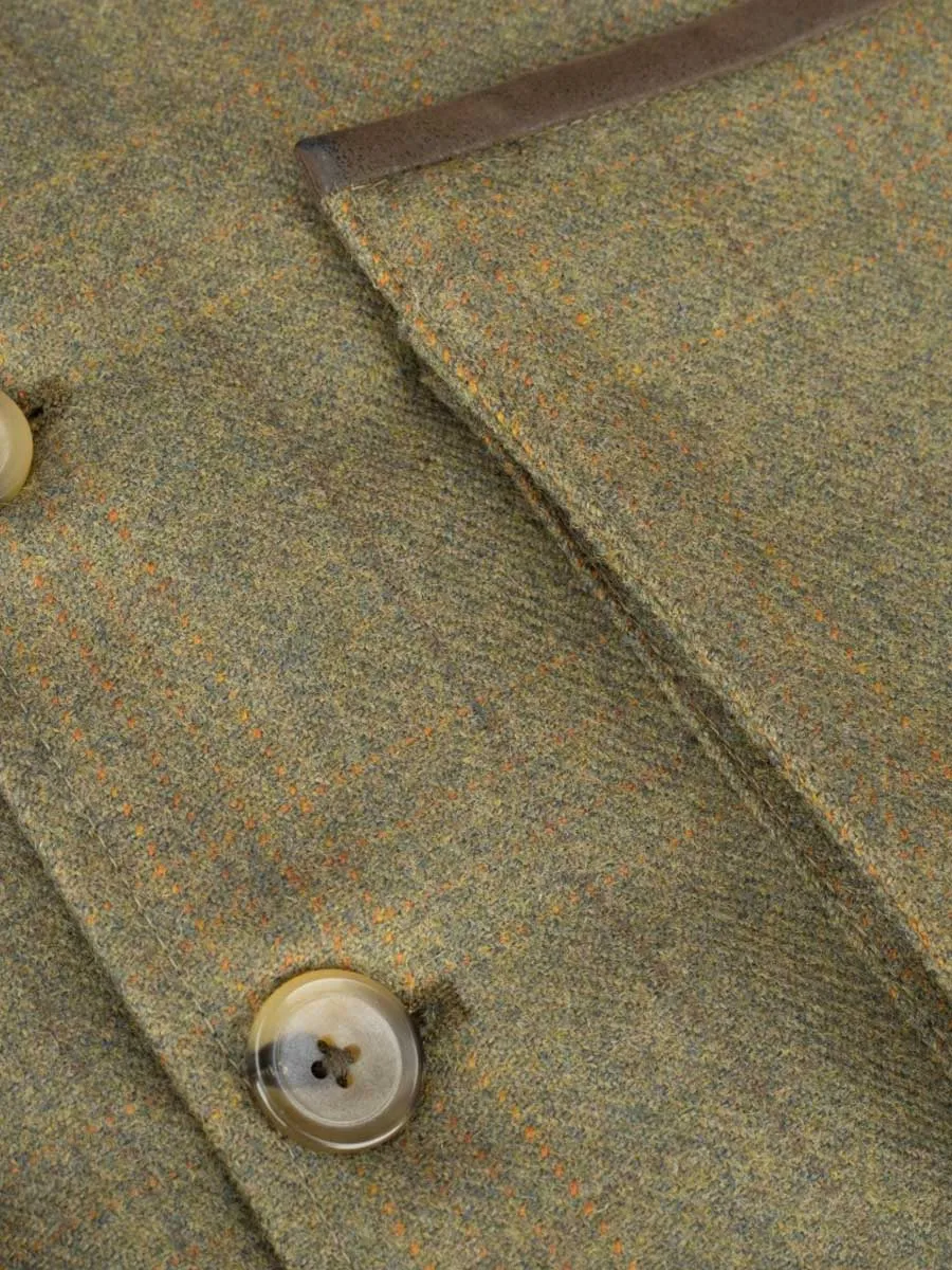 HOGGS OF FIFE Kinloch Technical Tweed Field Waistcoat - Mens - Autumn Bracken